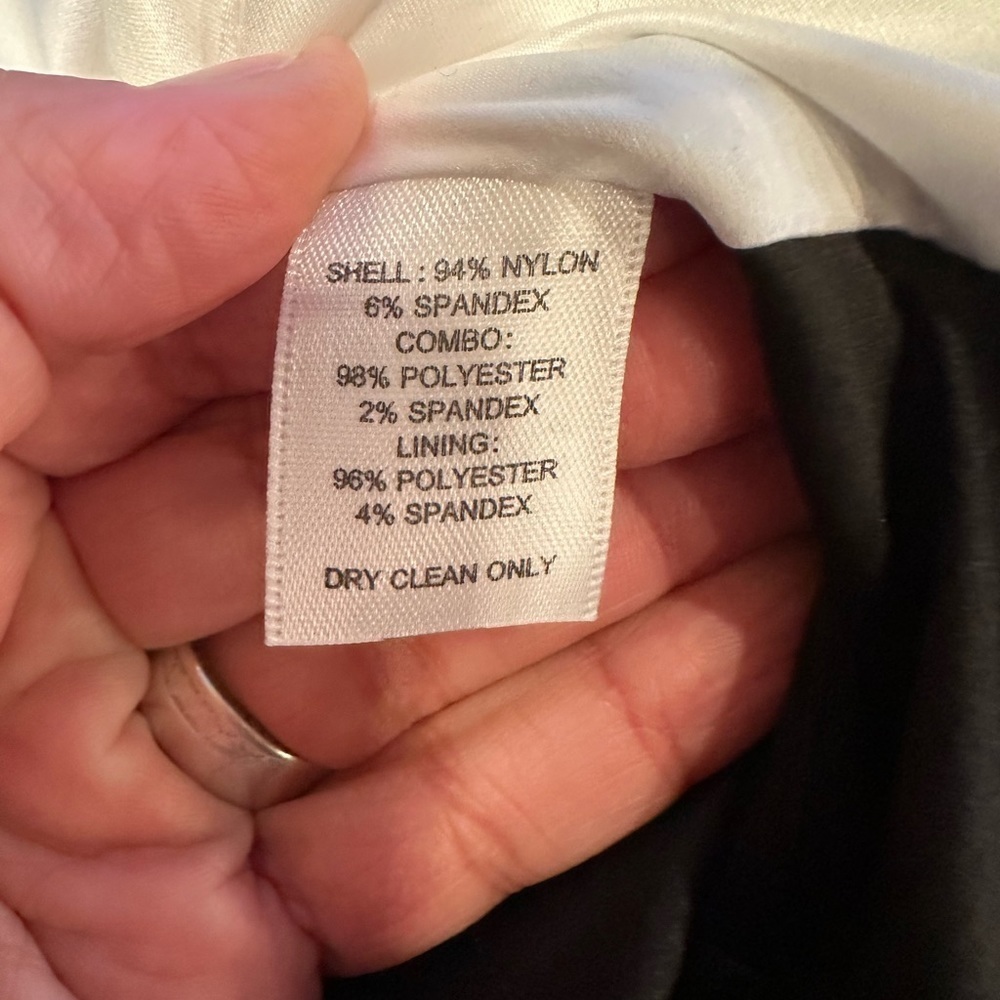 White House Black Market Minimalist Career Sheath Dress | Monochrome Stripe | 6 - Picture 10 of 10